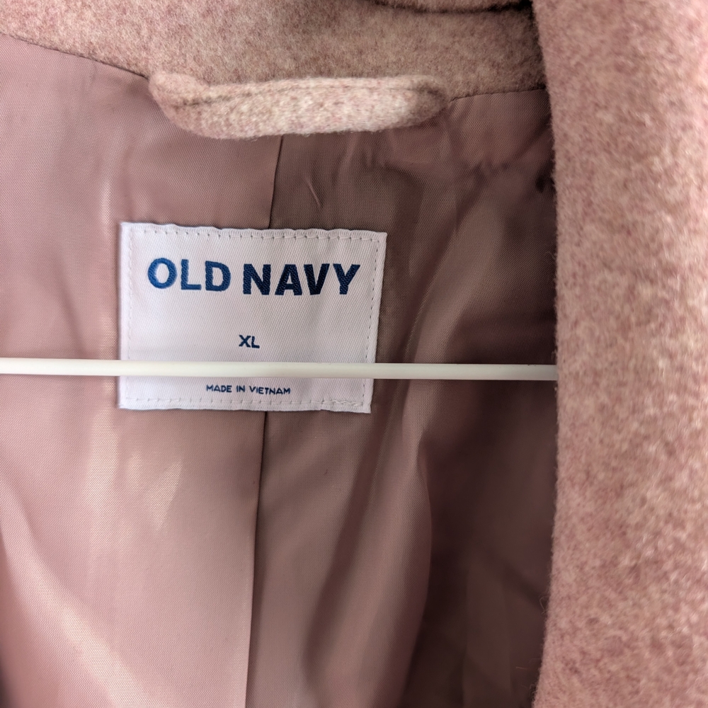 Old Navy Women's Pink Peacoat - Picture 3 of 4